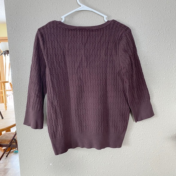4/$20 Croft & Barrow plus size sweater - Picture 5 of 6